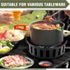 Propane Burner, Single Propane Stove, Windproof Gas Stove for Outdoor Cooking, Portable Gaming Stove with Piezo Ignition, Includes Carrying Bag