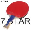 acc0c73a5c0f08c4 LOKI 9 Star Table Tennis Racket Professional 5+2 Carbon Ping Pong Paddle 6/7/8/9 Star Ultra Offensive with Sticky Rubbers