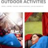 Sleeping Bags for Adults Kids，Lightweight Waterproof Compact Sleeping Bag with Stuff Sack for Warm Camping Cold Hiking Traveling Outdoor Activities
