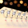 GRA Certified 1-5CT Moissanite VVS1 Lab Diamond Solitaire Ring For Women Engagement Promise Wedding Band Jewelry
