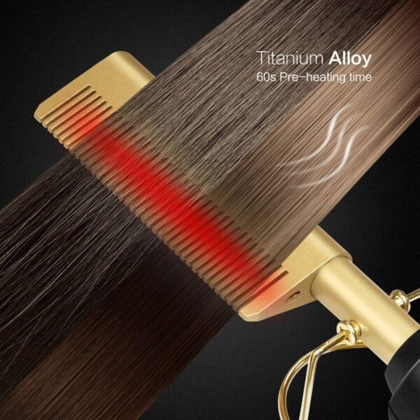 Electric Iron Massage Long Curly Hair Haircutting For Women Home Use Durable Curling Comb Fluffy Combs