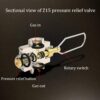 Campingmoon Gas Canister Refill Adapter, Portable Outdoor Gas Saver Lindal Valve Canister Shifter, Camping Canister Vent Valve, Z15