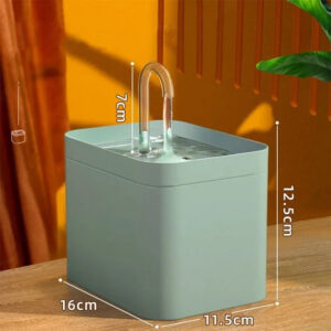 Ultra-Quiet Cat Fountain Filter Smart Automatic Pet Dog Water Dispenser&Burnout Prevention Pump1.5L Recirculate Filtrin