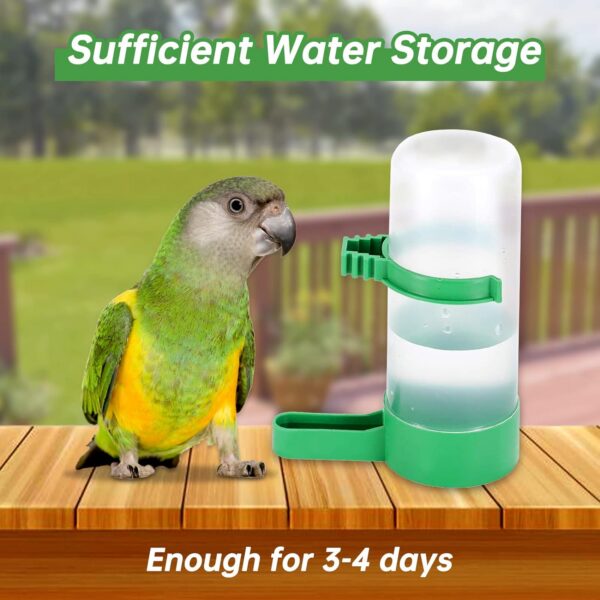ad4b9700492130cd Bird Water Dispenser for Cage, 4pcs Bird Water Bowl 140ml Automatic No Mess Gravity Feeder Bird Watering Supplies for Pet Parrot, Parakeets, Cockatiel, Budgie Lovebirds and Other Birds