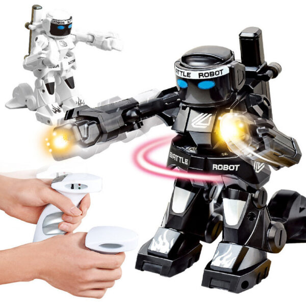 RC Battle Bo Toy Remote 2.4G Humanoid Fighting Robot with Two Control Joysticks Toys for Kids