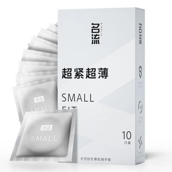 ad503321d142e191 10pcs/Box Small Size Lubricated Condoms Extra Thin Close Fit Natural Rubber Latex Condoms for Men Couple Penis Sleeve