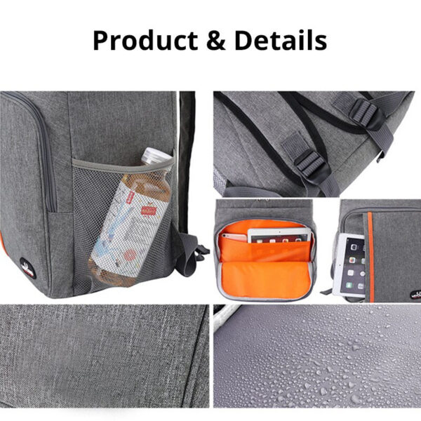 ad644146f269d6db 1pc Shoulder Bag Multifunctional Outdoor Picnic Insulation Fresh-keeping Backpack Leak-proof Ice BagTravel Essentials