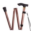 ad64d165345f31f8 Hiking Camping Mountaineering Walking Stick Telescopic Baton Trekking Poles Folding Cane Crutches Pole Unisex