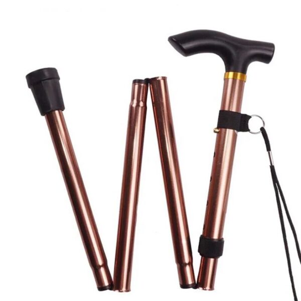 ad64d165345f31f8 Hiking Camping Mountaineering Walking Stick Telescopic Baton Trekking Poles Folding Cane Crutches Pole Unisex