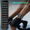 LIGE New Smart 1.96 Inch Screen 420 MAh Bluetooth Call Voice Assistant Watch Sports Fiess Waterproof Smartwatch For Men