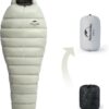 Naturehike Winter White Goose Down Sleeping Bag for Adults, 860FP Lightweight Compact Mummy Sleeping Bag for Camping, Backpacking and Hiking