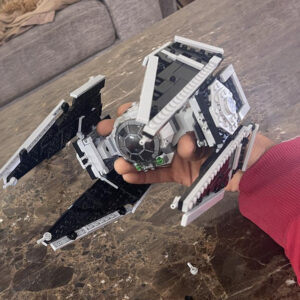 ad6df18f7b49c25a 412Pcs NEW MOC Spaceship Bricks Imperia TIE Fighters Ship Kits Builidng Blocks Starfighter Interceptors DIY Model Toys Gifts