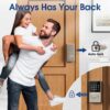 ad7a77200181d66f Smart Lock with password, Keyless Entry Door Lock with Touchscreen Keypads, Easy to Install, App Unlock, 50 User Codes