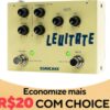 SONICAKE Levitate Dual Footswitch Stompbox Digital Delay and Reverb Guitar Effects Pedal QDS-02