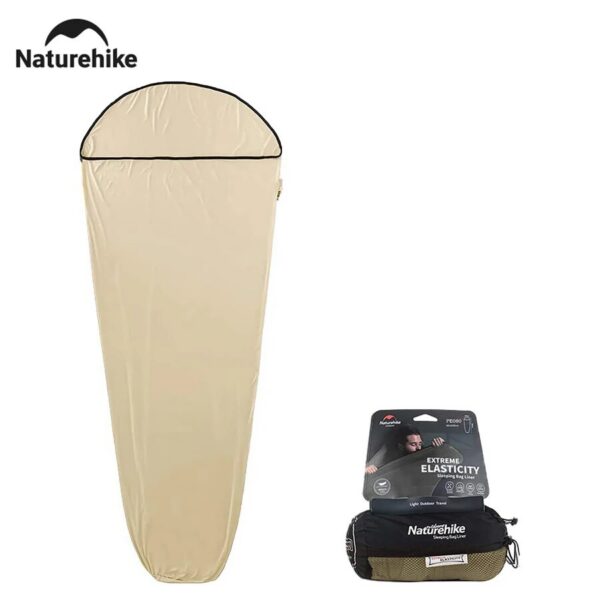 Naturehike 2023 Bag Liner Ultralight High Elastic Mummy Quilt Winter Wearable Portable Camping Pocket Sleeping Bags