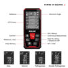 adb7ac5d1c4ce0f3 Building Ruler Portable Device Backlit LCD Laser Range Finder ±2mm Accuracy Measure Area Volume Pythagorean