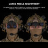AN/PVS31 Dual-Tube  Binocular Night Vision Goggles Dummy Props Airsoft Helmet Accessories Model for Hunting Cosplay