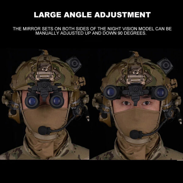 AN/PVS31 Dual-Tube  Binocular Night Vision Goggles Dummy Props Airsoft Helmet Accessories Model for Hunting Cosplay