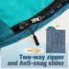 adbf151fcee3c482 Forceatt Schlafsack Winter, -5°-20 Grad Schlafsack Outdoor für 3-4 Jahreszeiten, Leichtgewichtig und Wasserdicht Warm Schlafsack Camping für Erwachsene Geeignet für Rucksackreisen, Wandern und Reisen.