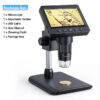 adc569009af44206 4.3 Inch Digital 1080P 50-1000x Coin Microsco 2000mAh Soldering Microscope for Electronics Repair PCB PC Laptop