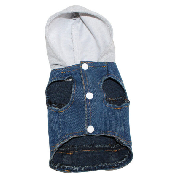 XS-2XL Denim Cowboy Pet Clothing For Small Dogs Jeans Jacket Dog Vest Coat Puppy Outfits Cat Clothes
