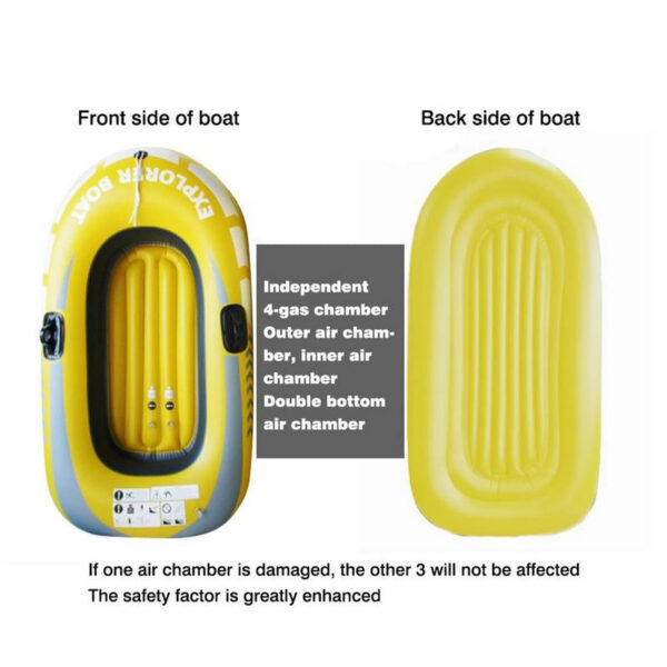 addd2ee0dd31f3bf Iatable 2 People PVC Canoe Kayak Rubber Dinghy Thicken Foldable Drifting Fishing Boat Raft With Air Pump And Paddles