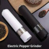 adee5f05e1723ca9 Automatic Electric Pepper Grinder Salt Mill-Adjustable Spice Crusher Forkitchen Gadgets And Supplies-Reusable