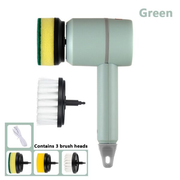 adfa995a4ddc9f4b Brush Multi-functional Home USB Rechargeable Electric Rotary Scrubber Household Appliances Cleaning Gadget