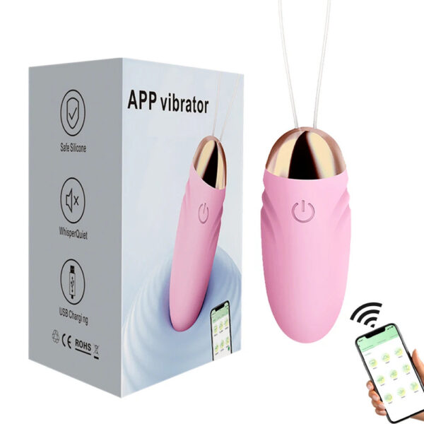 adffa118d88bd51f Bluetooth App Mini Bullet Vibrator for Women Clit Stimulator Wireless Remote Pantie Vibrating Love Egg Female Sex Toy for Adults