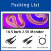 ae03aa7ee3157518 12.3 /14.5 inch Toucreen Monitor HDMI & Type C 1920x720/2.5K IPS LCD Bar Computer Temp Display Widescreen