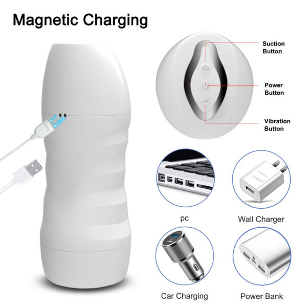 Automatic Sucking Male Mastubator Blowjob Masturbation Equipment hine Sex Toys Adult Goods for Men Man Masturbators Cup