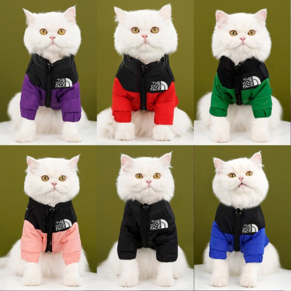 ae0e82ae881455b0 Pet dogs, cats, clothing for autumn winter warmth, cotton down jackets, teddy large, medium, and small dogs