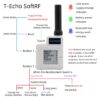 LILYGO® TTGO Meshtastic T-Echo LoRa SX1262 Wireless Module 433/868/915MHz NRF52840 1.54 E-Paper GPS RTC NFC BME280 for Arduino