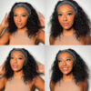 ae13856581c706d3 Headband Wig Kinky Curly MYLOCKME Glueless Full hine Made Brazilian Remy Human Hair Wigs For Women 180% Density
