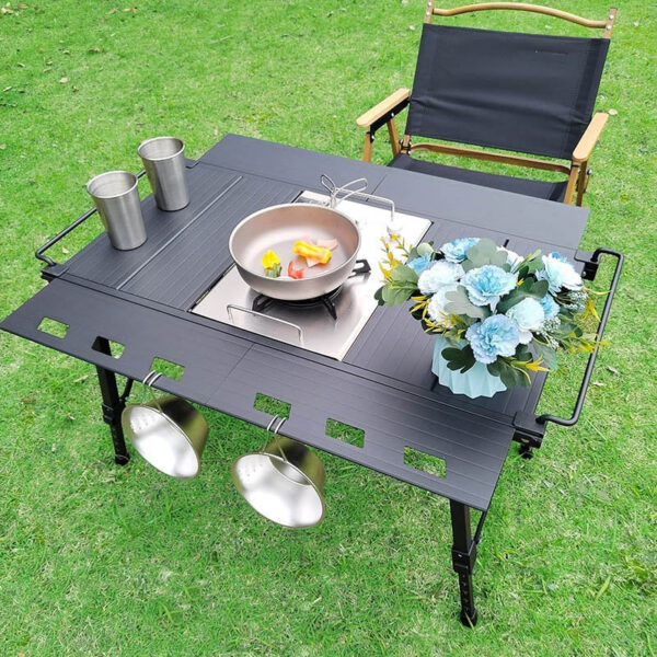 ae166983bb036ce6 Lohascamping Portable IGT Burner High power Camping Stove Table Butane flat Folding Gas Furnace igt table