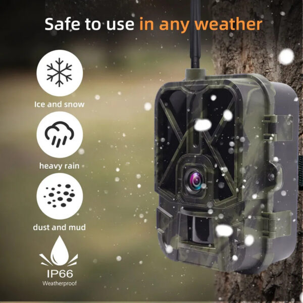 ae1ca2350f314e14 4K Live Stream Media APP Clould Service no lithium battery Hunting Trail Camera 4G 30M Night Vision Photo Traps Cam HC940PRO-AA