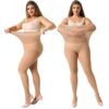ae2a42881d982fa8 MANZI Women's 2 Pairs Control Top Pantyhose High Waist Plus Size Tights Ultra-Soft