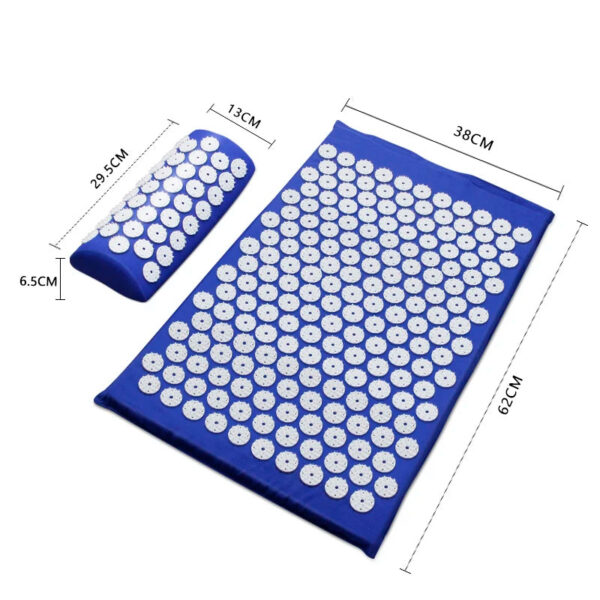 ae3005b4bb608e8d 62*38cm Massager Cushion Massage Mat Acupressure Relieve Back Body Pain Spike Mat Acupuncture Yoga Mat/Pillow