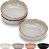 ae30f86ae1276ebd Howise 5.3 in Ceramic Cat Bowls Set, Shallow Cat Food Bowl Small Pet Bowls Cat Dish for Food and Water, Green