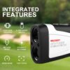 ae3dc5e0878c1cf0 MILESEEY 600M Yd Mini Sport Laser Measure Distance Meter Golf Rangefinder for Hunt