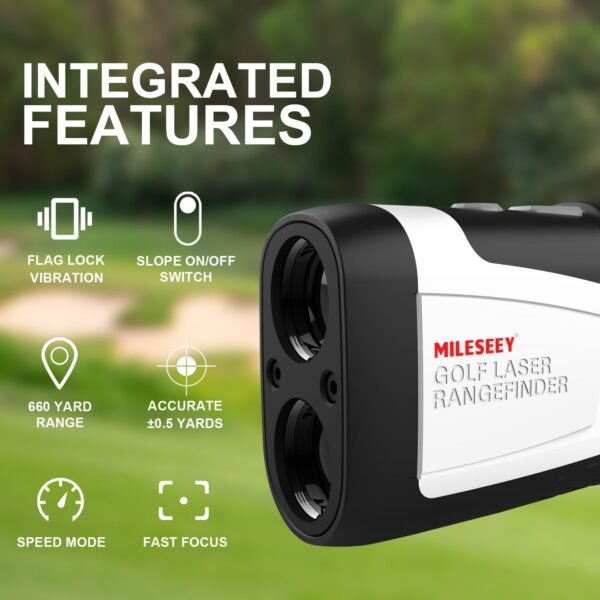 ae3dc5e0878c1cf0 MILESEEY 600M Yd Mini Sport Laser Measure Distance Meter Golf Rangefinder for Hunt