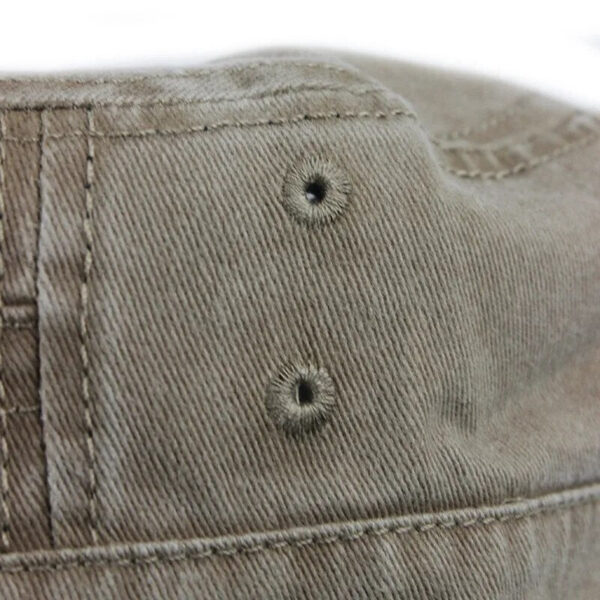 ae4ea74a81d22ed4 Wash Wholesale Spring, Summer And Autumn New Cotton Flat Top Outdoor Army Hat Men's Mesh Visor