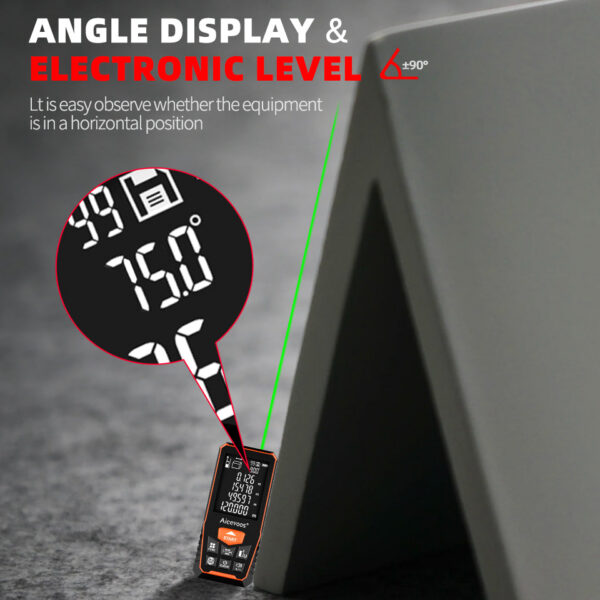 Aicevoos Digital Rangefinder 50M 70M 100M 120M Distance Meter Trena Laser Tape Measure Roulette Range Finder