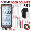 ae6562128cbae5d2 ANENG 681 Rechargable Digital Professional Multimeter Non-contact AC/DC Voltage Meter LCD Screen Current Tester