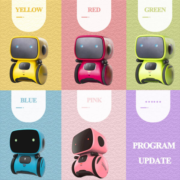 ae8a37b502b91157 Interactive Cute Toy Smart Robot for Kids Dance Voice Command Touch Control Toys birthday Gifts