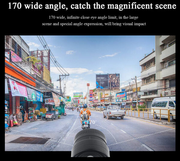 DV50 Action Camera HD 960P Bike Motorcycle Helmet Camcorder Outdoor Sport DV Video Waterproof Recorder Dash Cam for Car Bicycle