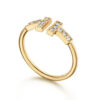 aeb837ebacac3368 Designer Plated Wire for Women Mens Wedding Open with Month-of-pearl Diamond Ring Titanium Sier Rose Gold
