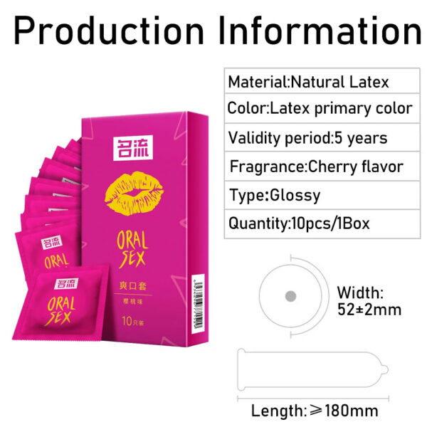 aec6ce8aa91b9ebd 10pcs Oral Sex Condoms Specifically Adult Supplies Ultra Thin Sleeve for Penis Sleeve Vaginal Stimulation Sex Toys Презервативы