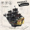 aecaf75e9a76241e Piececool 3D Metal Puzzle The Queen Anne's Revenge Jigsaw Pirate Ship DIY Model for Teens Brain Teaser