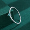 aee9a54614a56264 Paraiba NEW Fashion Sapphire Couples Ring For Women Heart-Shaped Genuine Sterling Sier Diamond Valentine Day Gift Jewelry